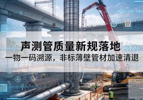 芮城声测管质量新规落地，一物一码溯源，非标薄壁管材加速清退