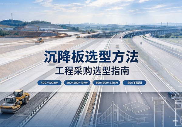 芮城沉降板选择方法
